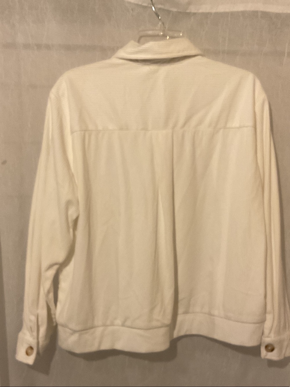 Indigo Rd. Cream Button-Front Textured Knit Lace Ribbed Cardigan PXL - Picture 6 of 12